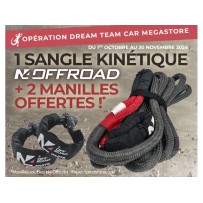 Sangle kinétique 8m 10.8T N4-Offroad + 2 manilles offertes